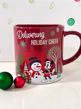 Disney Mickey Mouse Holiday Cookie Holder Mug